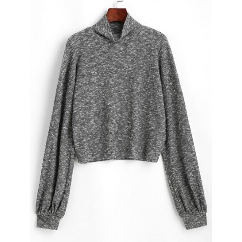 Heathered High Neck Knitwear