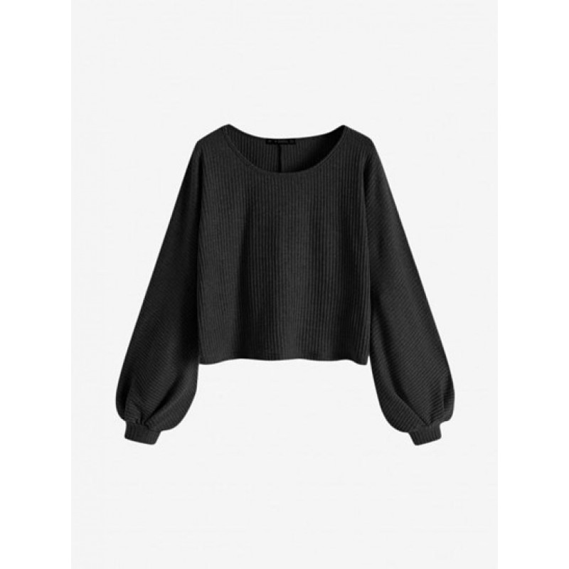 Batwing Lantern Sleeve Knitwear