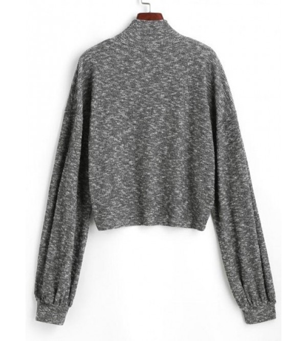 Heathered High Neck Knitwear